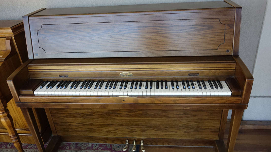 The Piano Buying Blog - Just out of the shop! 1980 Wurlitzer 45" Upright Piano