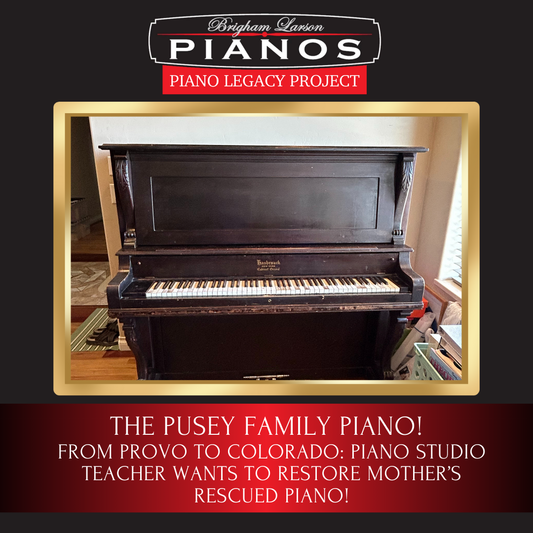 The Pusey Family Piano!