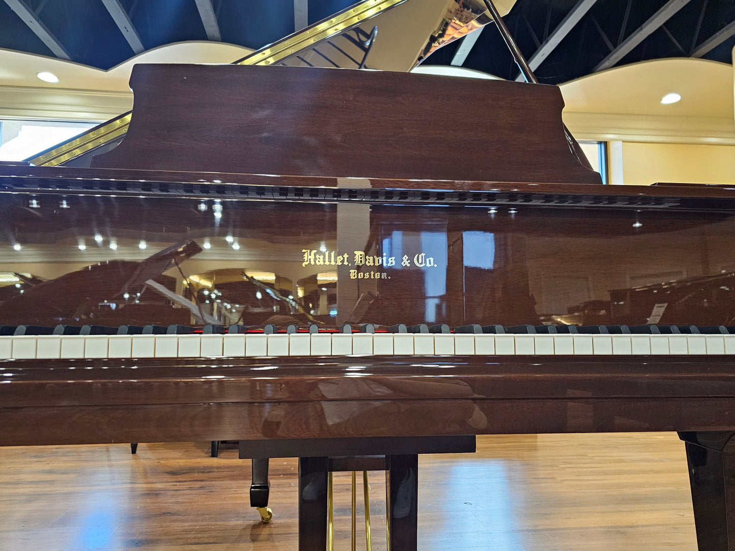 Hallet Davis 160 5'3" Dark Walnut Polish Grand Piano