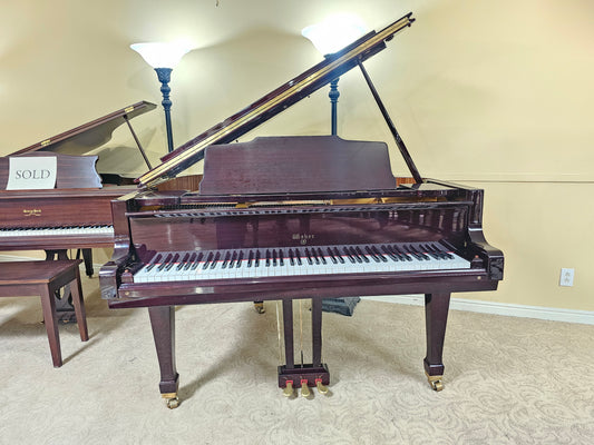 Weber WG-50 4'11" Polished Mahogany Baby Grand Piano