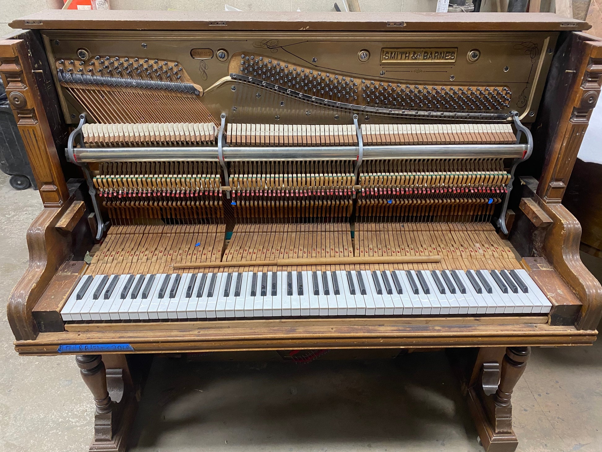 Image 2 of 1888 Smith & Barnes Upright