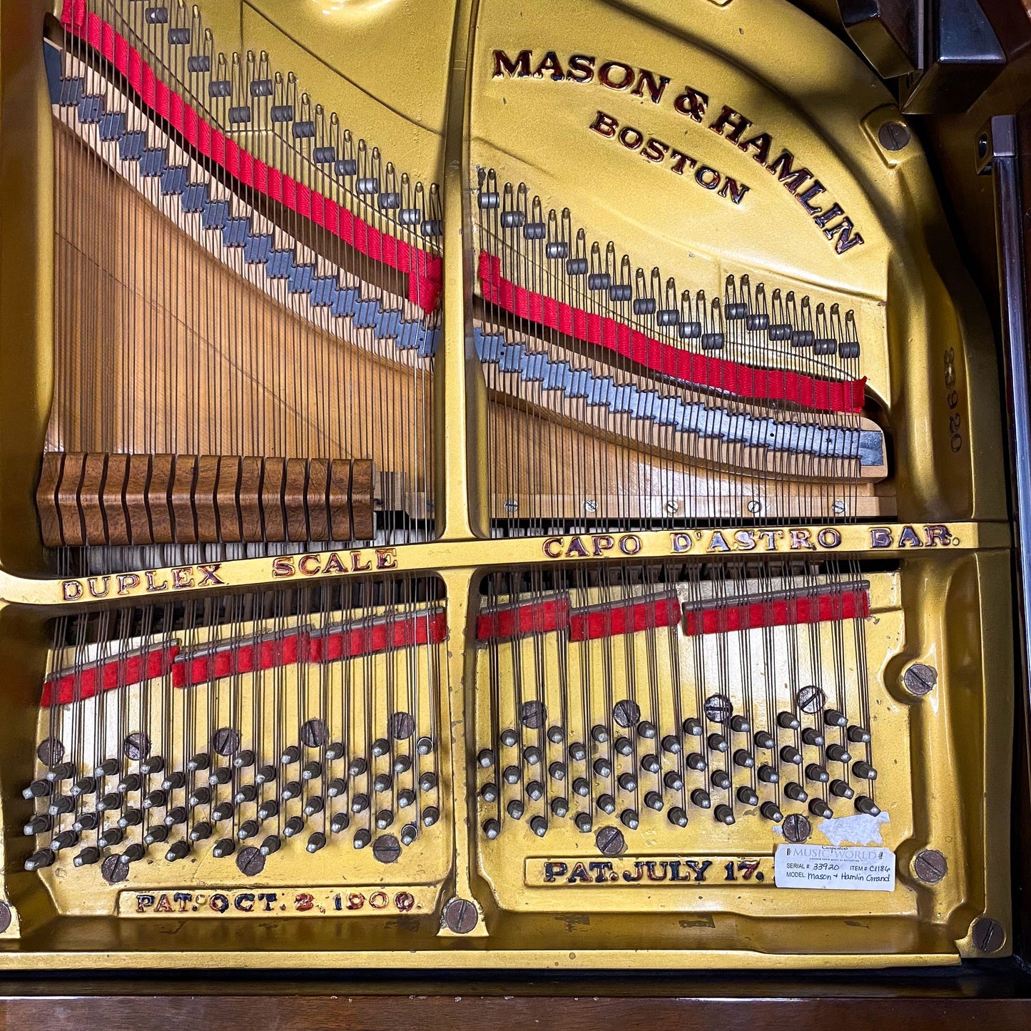 Image 18 of 1926 Mason & Hamlin Grand 5'6" with QRS Self Playing System