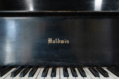 Image 16 of 1934 Baldwin 9' Concert Grand Black with QRS Self Playing System