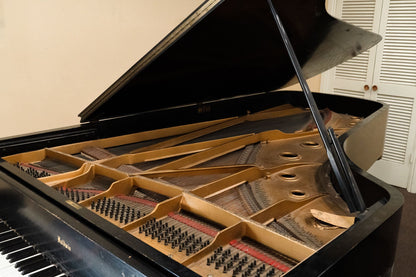 Image 19 of 1934 Baldwin 9' Concert Grand Black with QRS Self Playing System