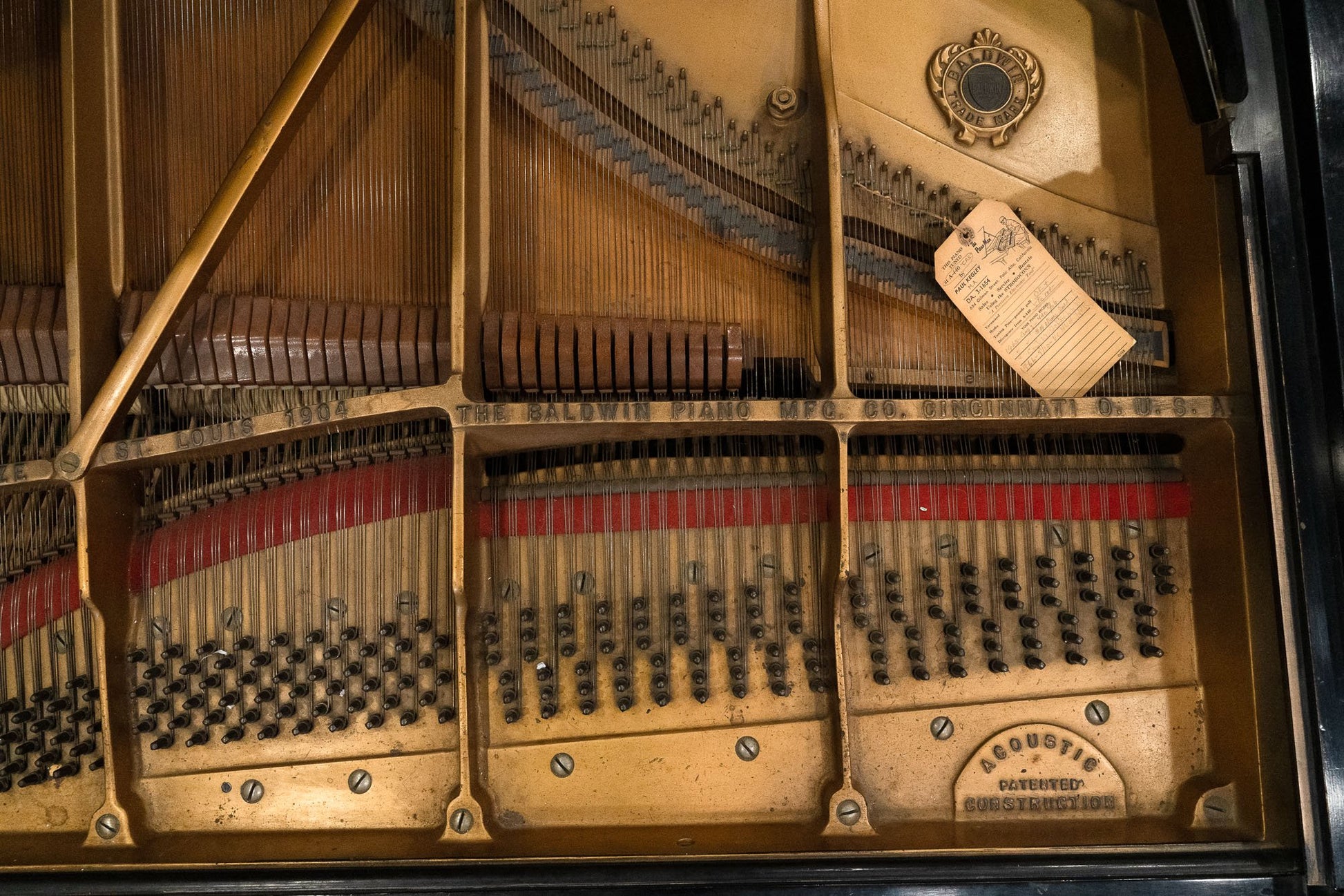 Image 22 of 1934 Baldwin 9' Concert Grand Black with QRS Self Playing System