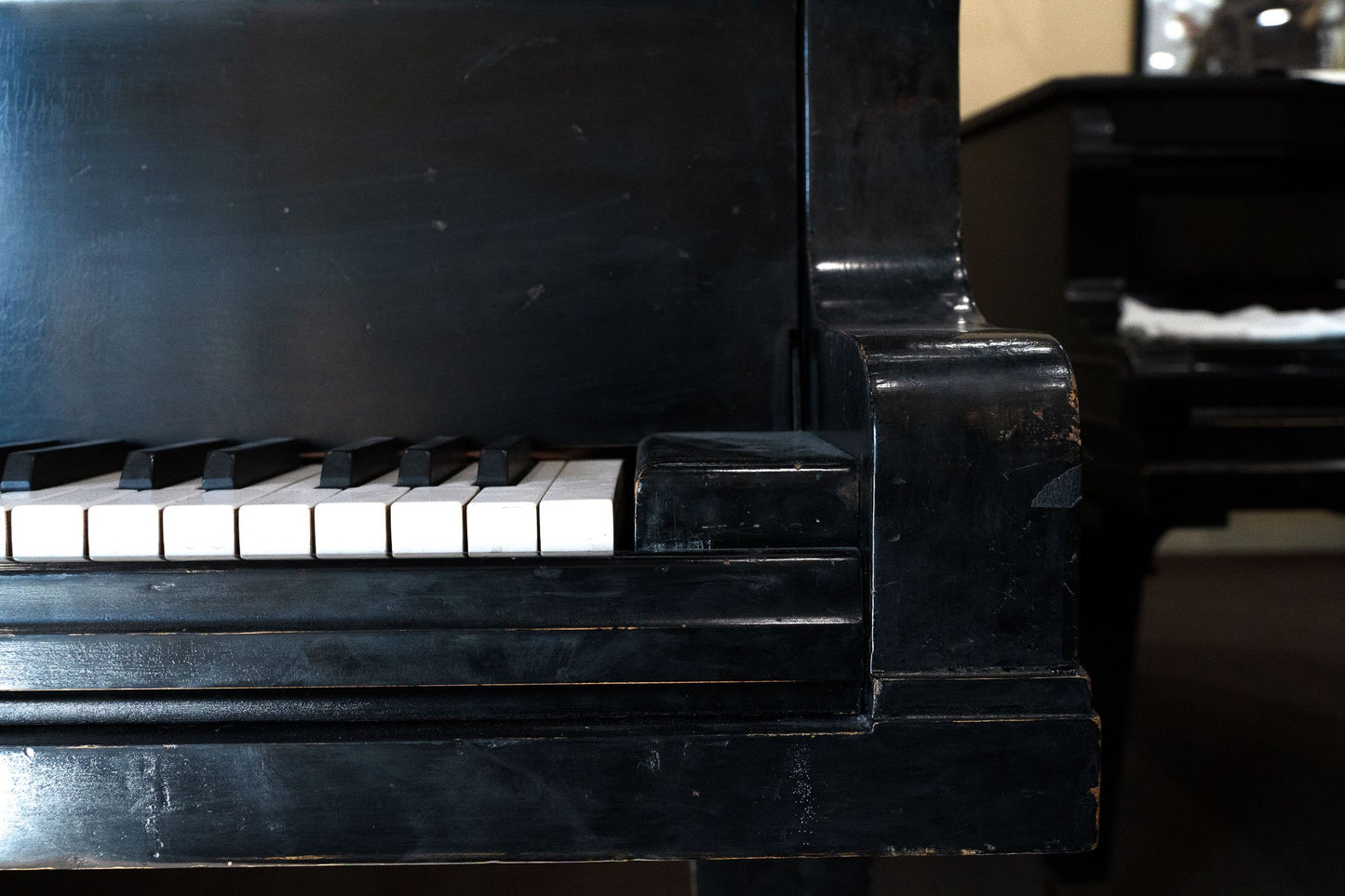 Image 25 of 1934 Baldwin 9' Concert Grand Black with QRS Self Playing System