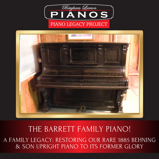 The Barrett Family Piano!