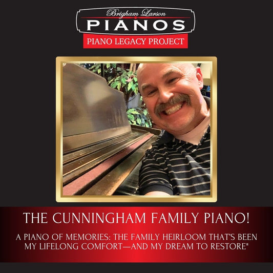 The Cunningham Family Piano!