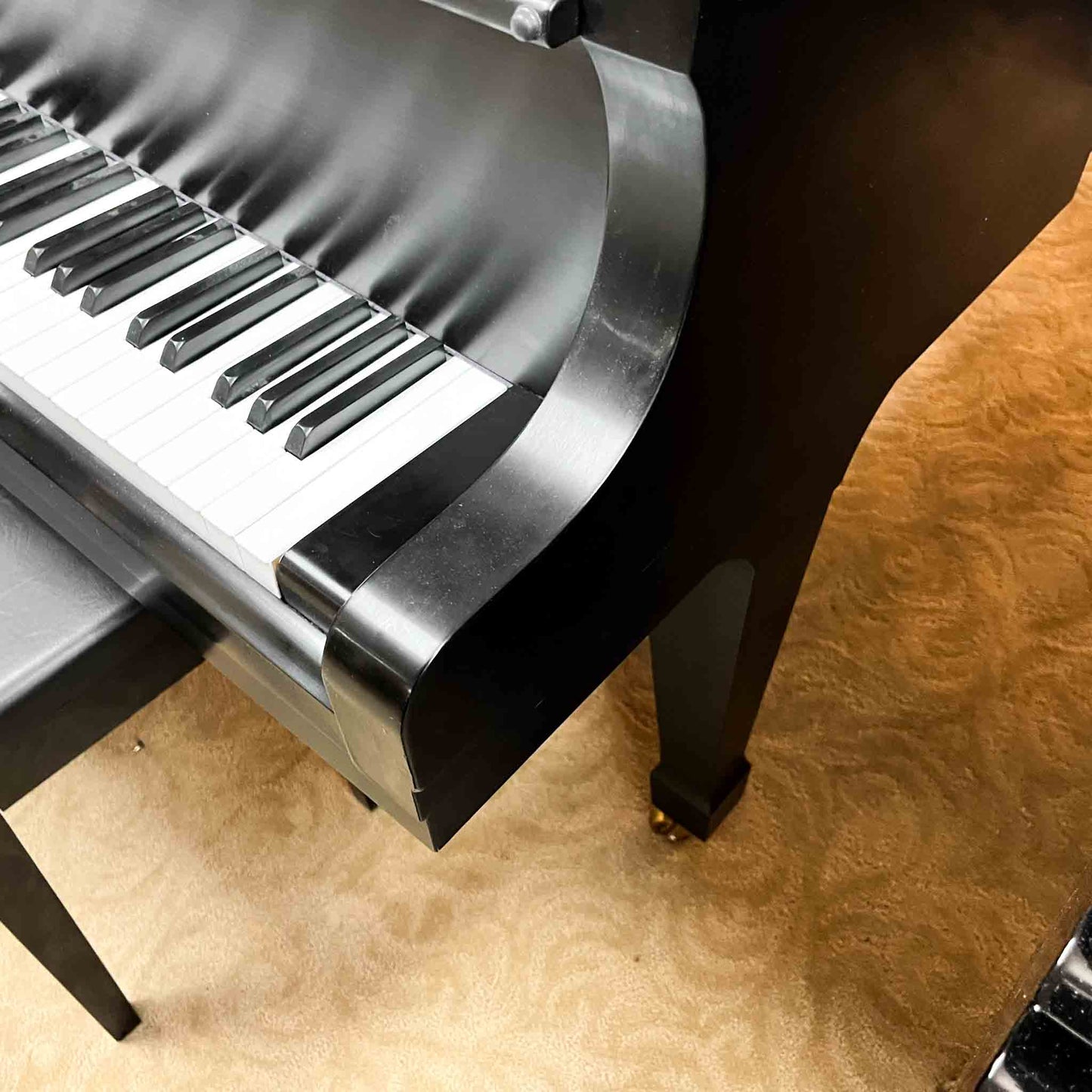 1978 Kawai KG-2C 5'10" Satin Black Grand Piano