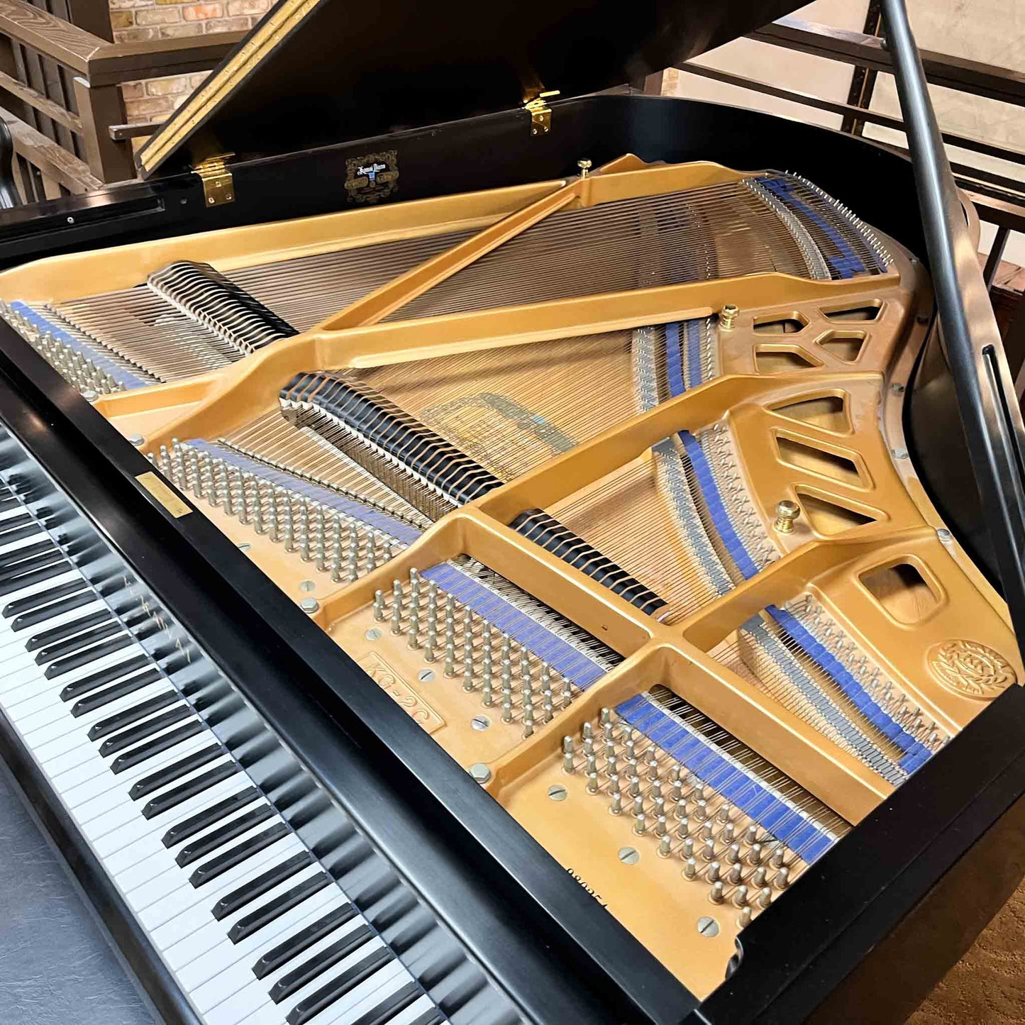 1978 Kawai KG-2C 5'10" Satin Black Grand Piano