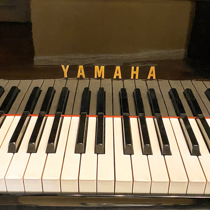 SOLD 1968 Yamaha C7 7'6" Commissioned Grand Piano - Custom Blue Plate!