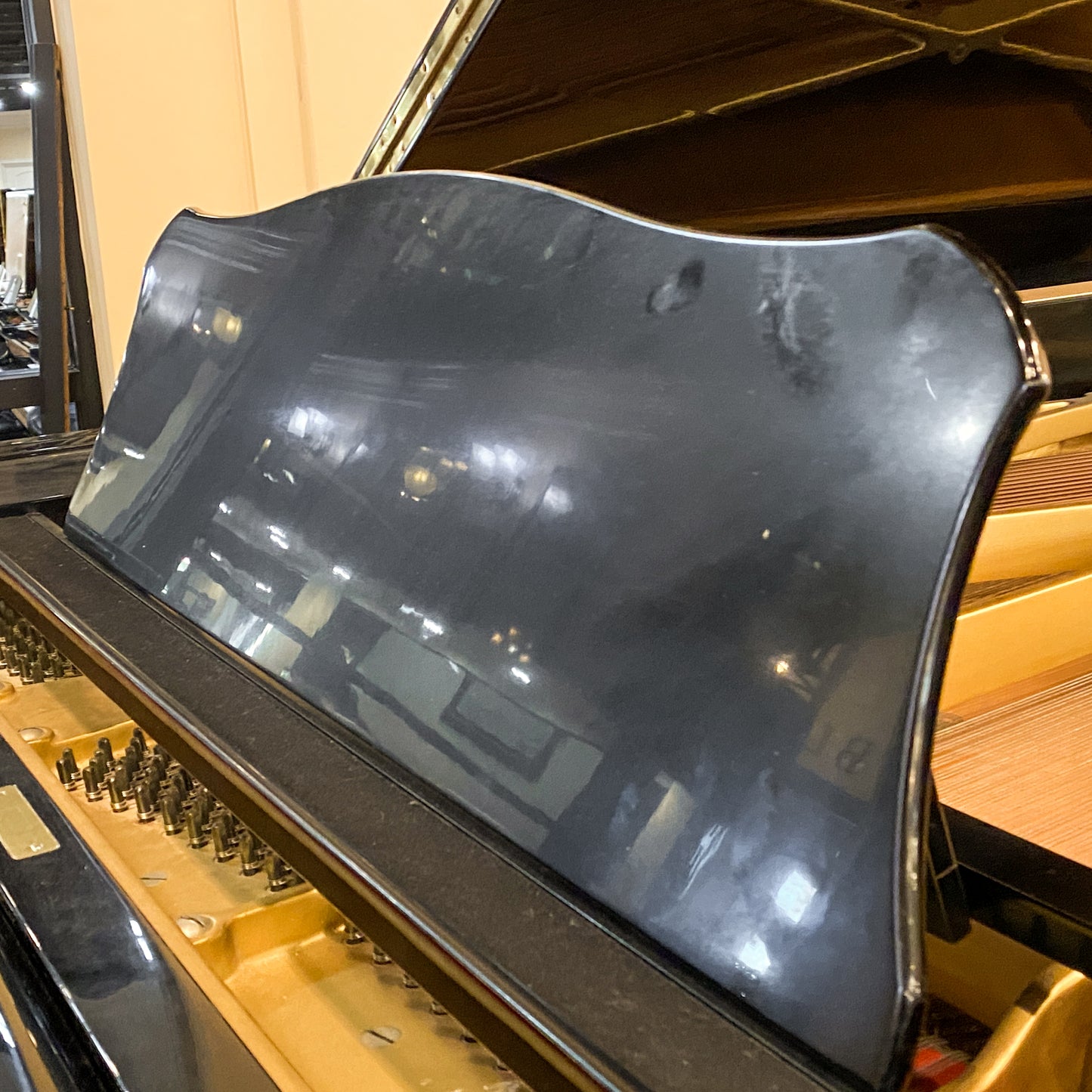 SOLD 1968 Yamaha C7 7'6" Commissioned Grand Piano - Custom Blue Plate!