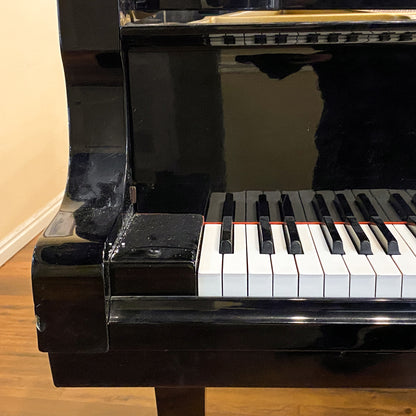 SOLD 1968 Yamaha C7 7'6" Commissioned Grand Piano - Custom Blue Plate!