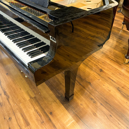 SOLD 1968 Yamaha C7 7'6" Commissioned Grand Piano - Custom Blue Plate!