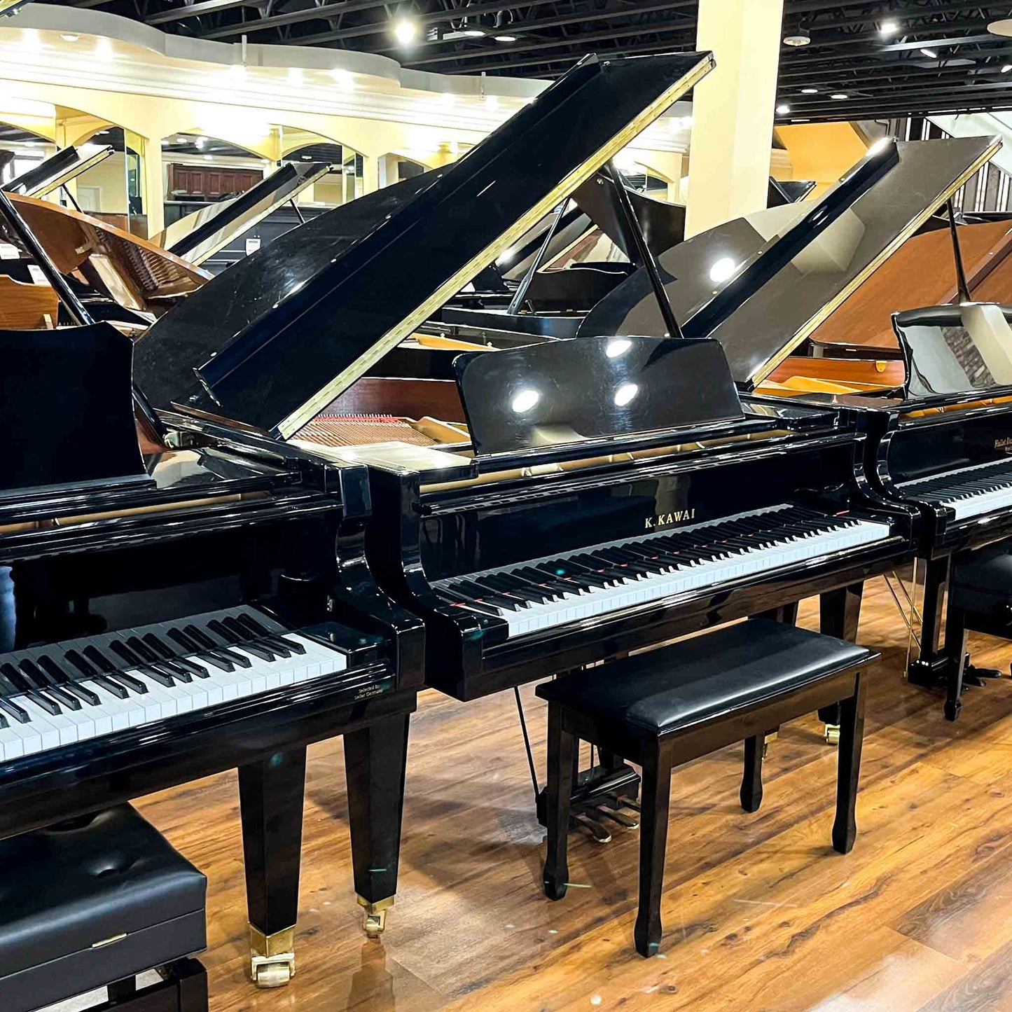 2013 Kawai GM-10 4'10" Polished Black Baby Grand Piano