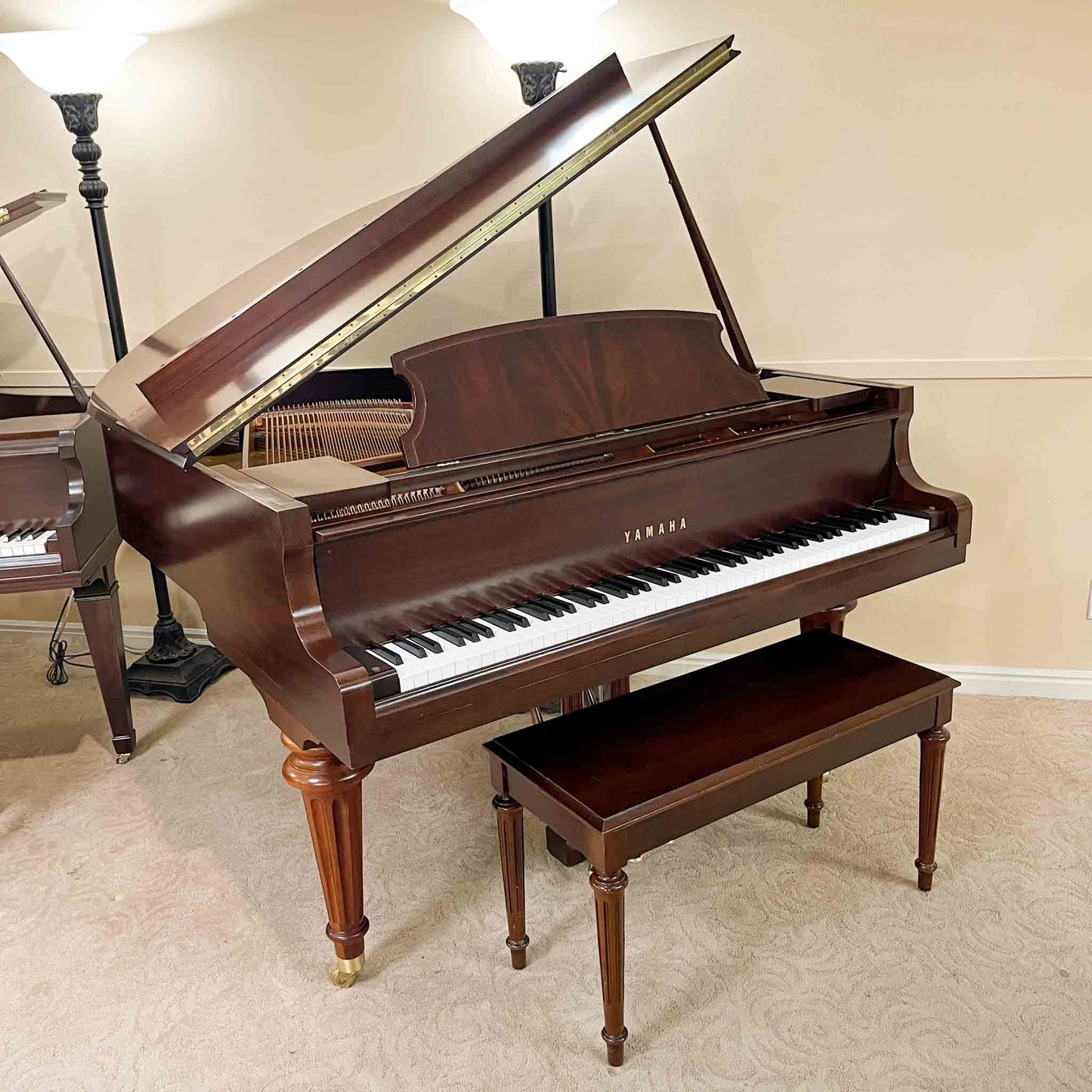 2002 Yamaha GH1 5'3 Wood Finish Grand Piano