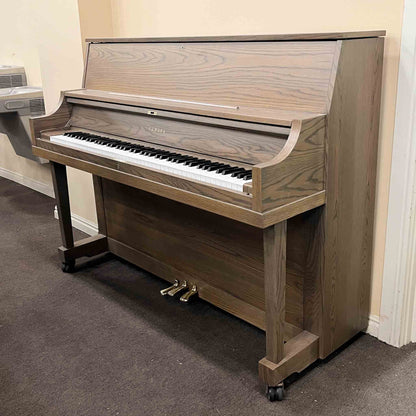 SOLD 1990 Yamaha P22 45" Oak Commissioned Studio Piano