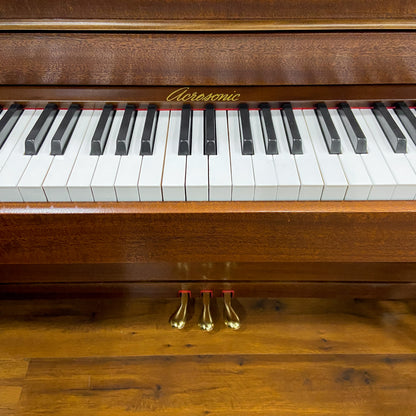 1943 Baldwin Acrosonic 36" Walnut Wood Finish Spinet Piano