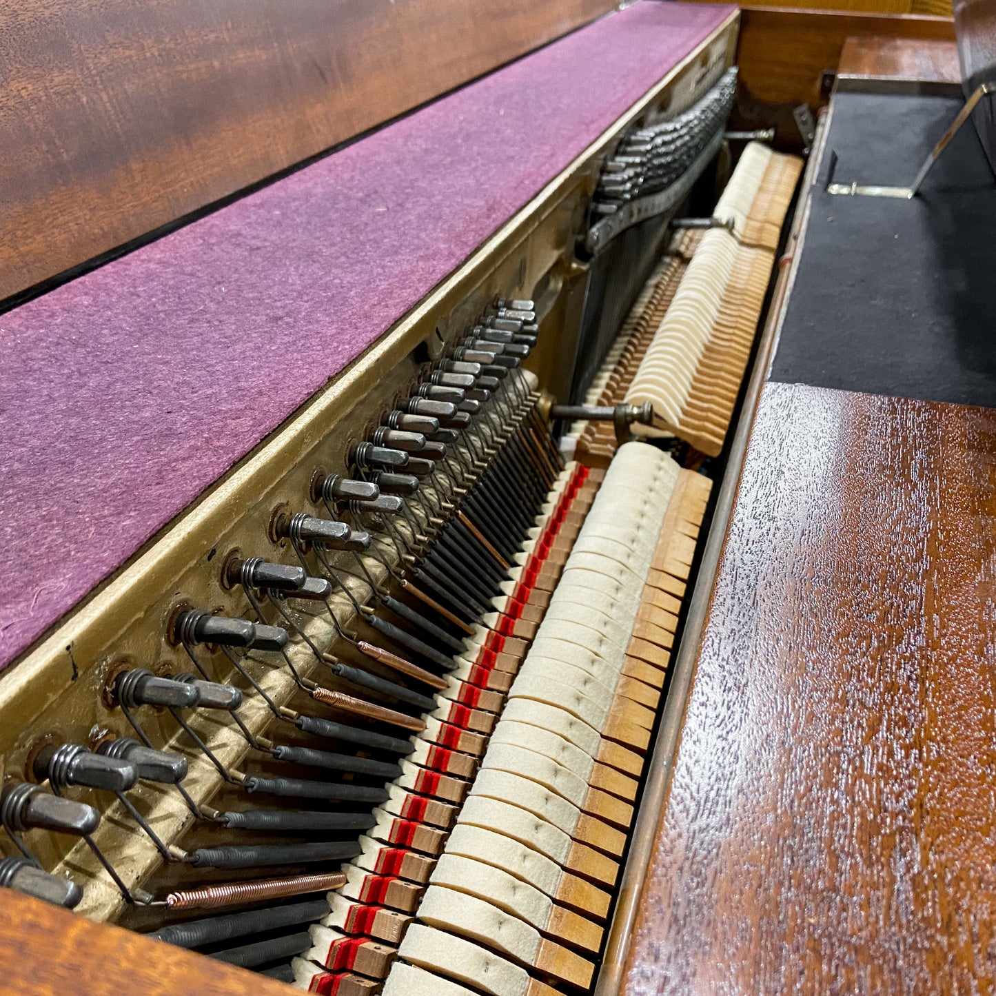 1943 Baldwin Acrosonic 36" Walnut Wood Finish Spinet Piano