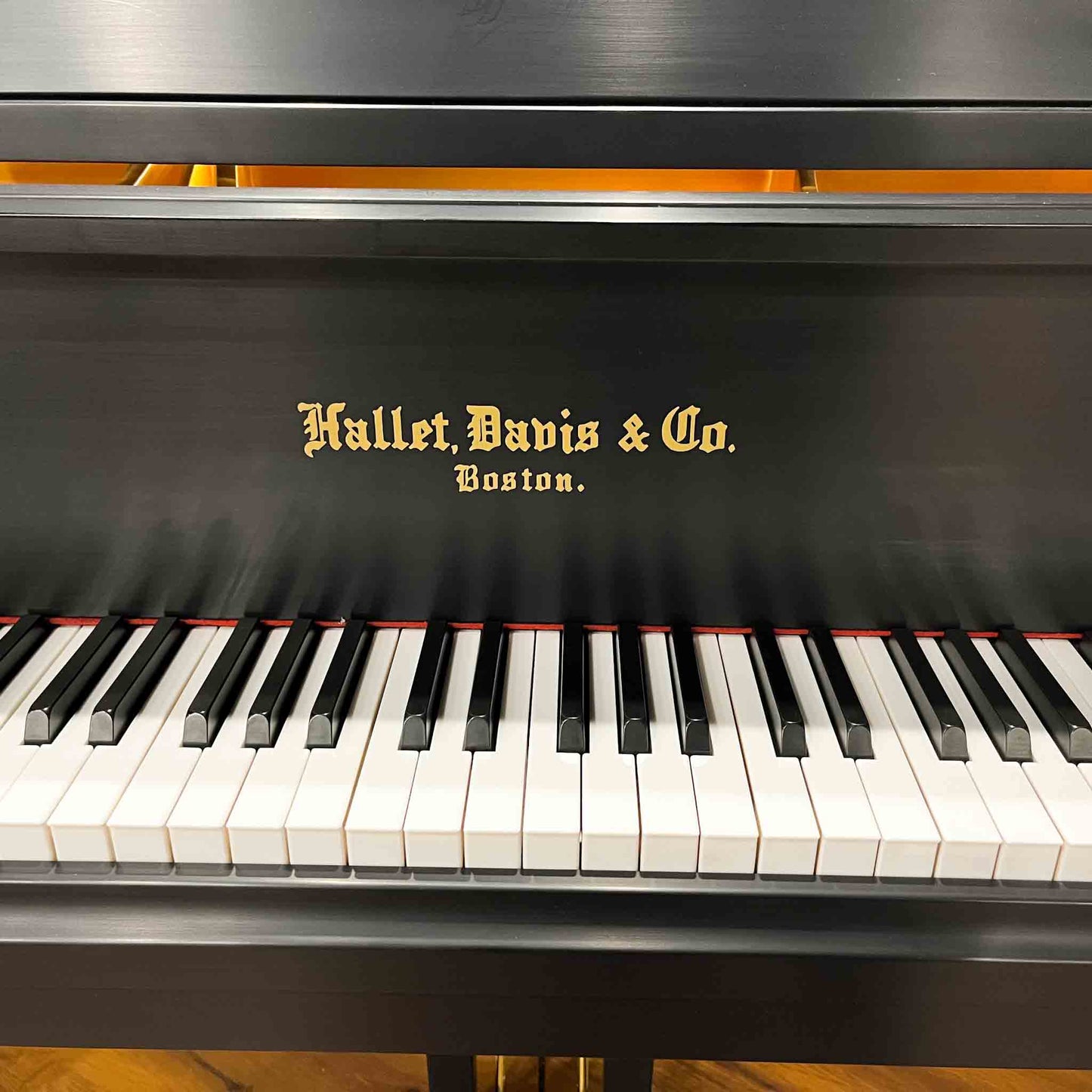 2017 Hallet Davis 160 Satin Black 5'3" Grand Piano