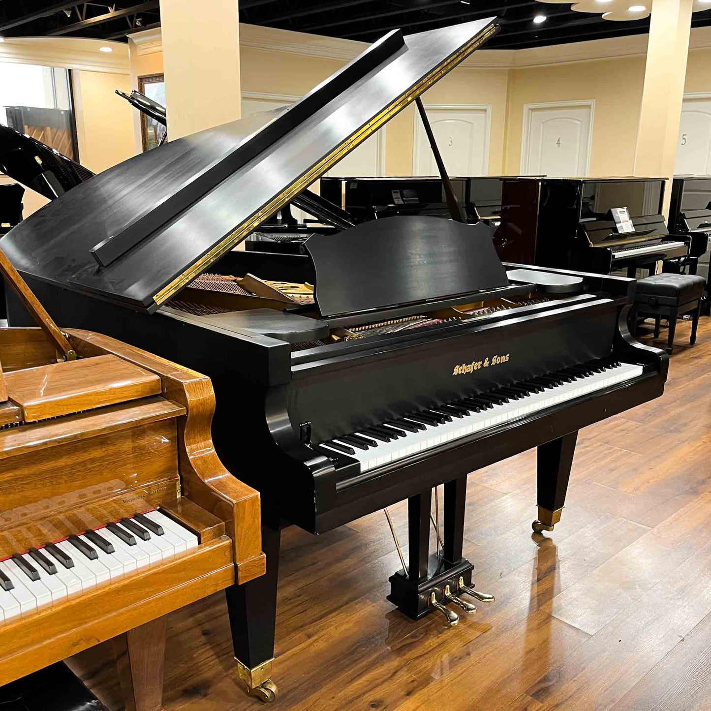 Schafer & Sons G-5A 6'9" Satin Black Grand Piano