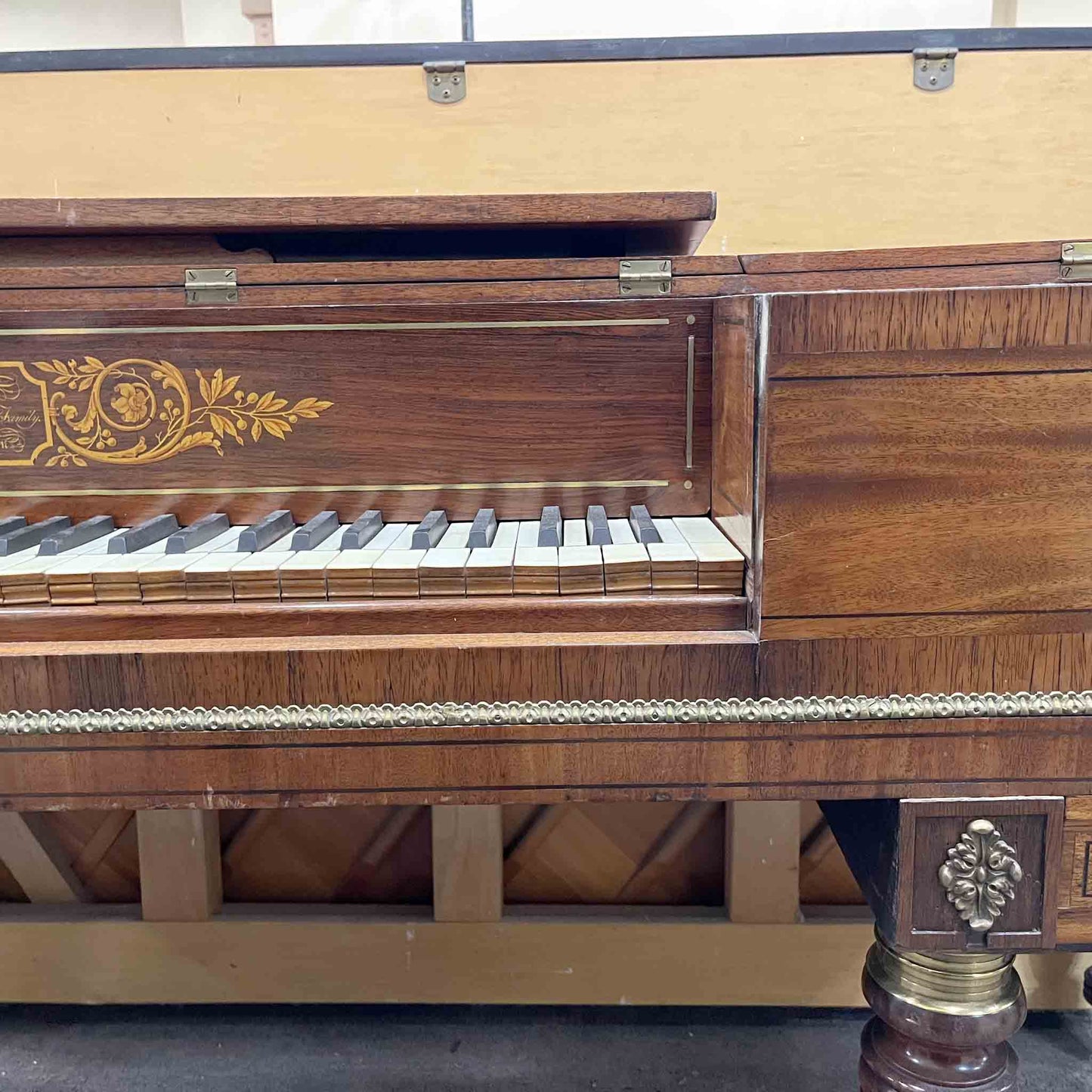 SOLD William Stodart 34" Commissioned Square Piano