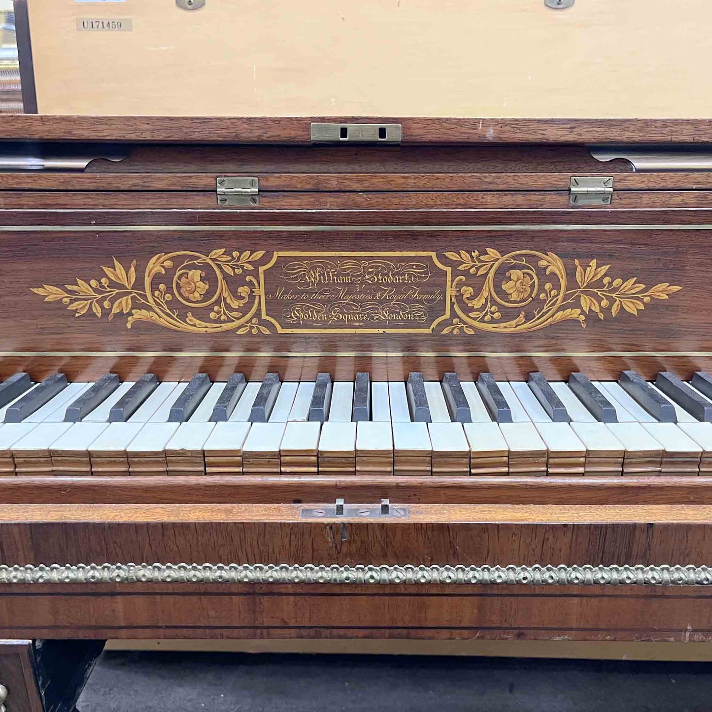 SOLD William Stodart 34" Commissioned Square Piano