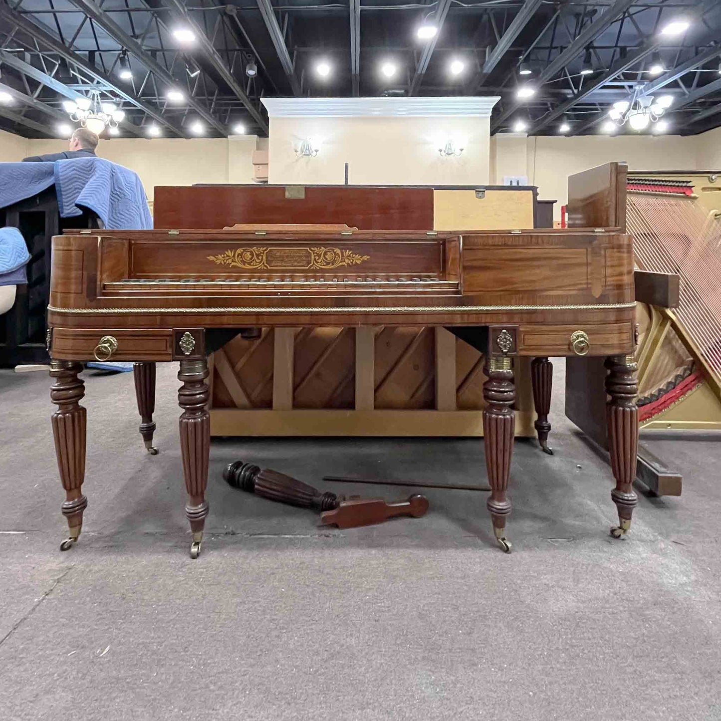 SOLD William Stodart 34" Commissioned Square Piano