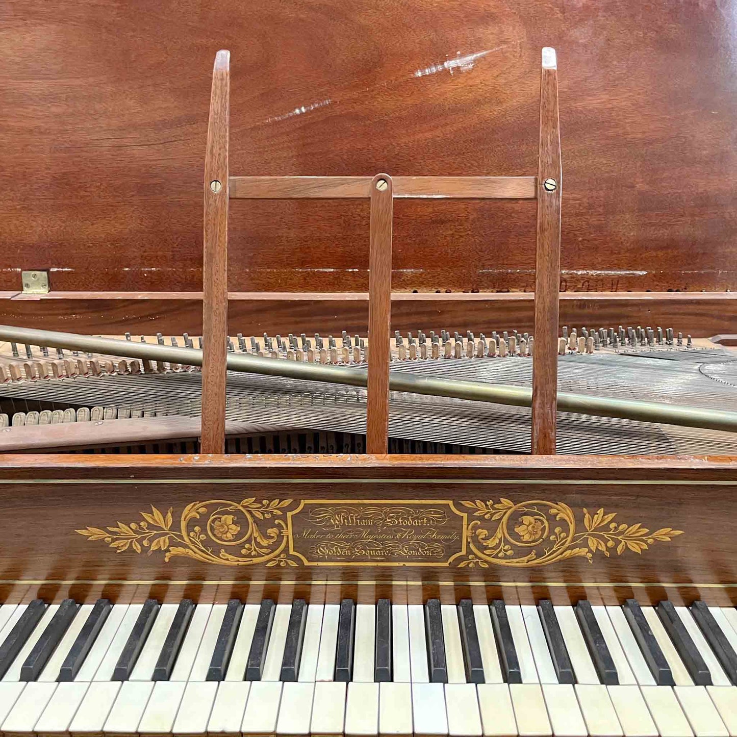 SOLD William Stodart 34" Commissioned Square Piano