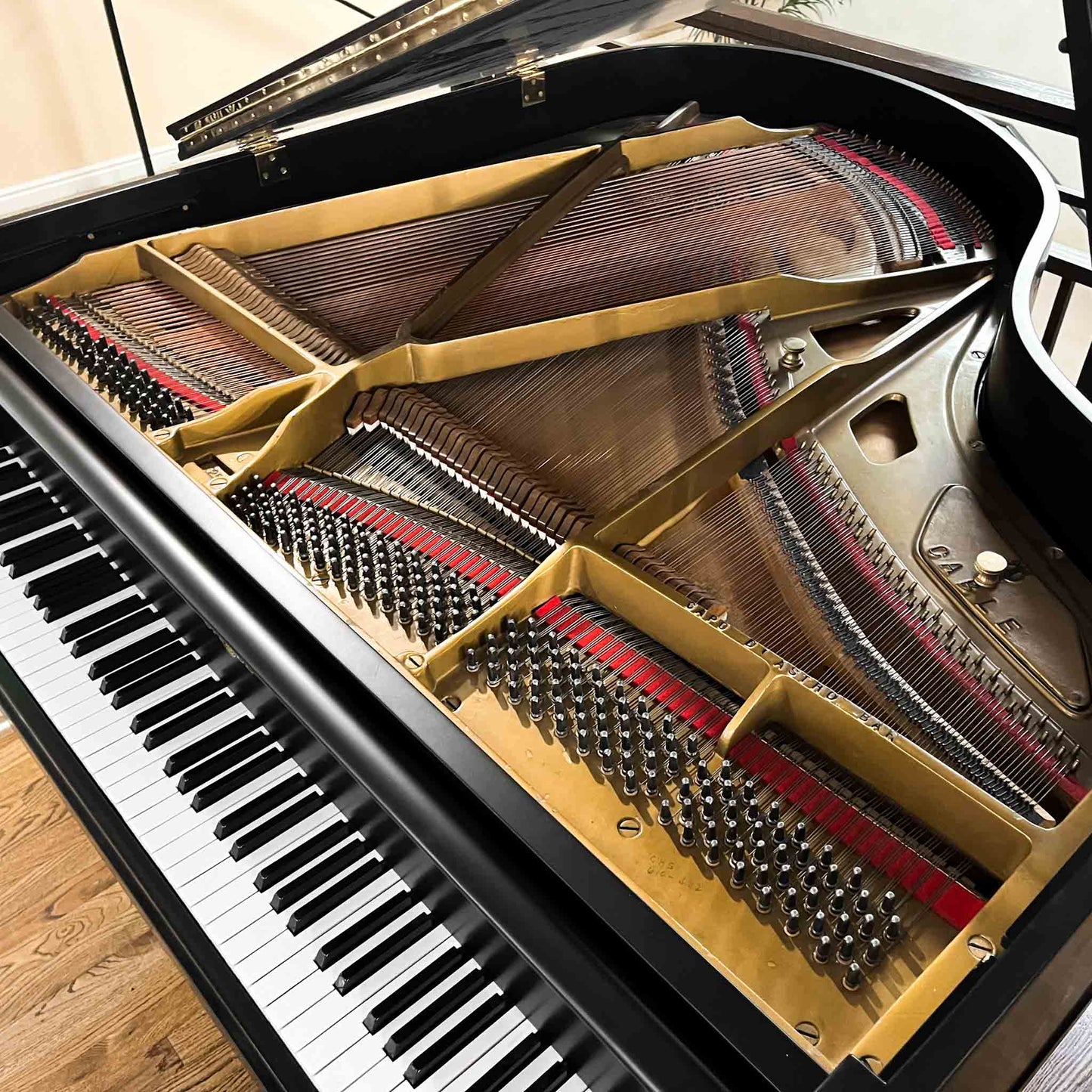 1970 Cable 5' Satin Black Baby Grand Piano