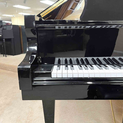 2013 Irmler F-160 Polished Black 5'2" Grand Piano with QRS Self Playing System