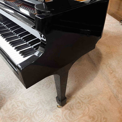 2013 Irmler F-160 Polished Black 5'2" Grand Piano with QRS Self Playing System