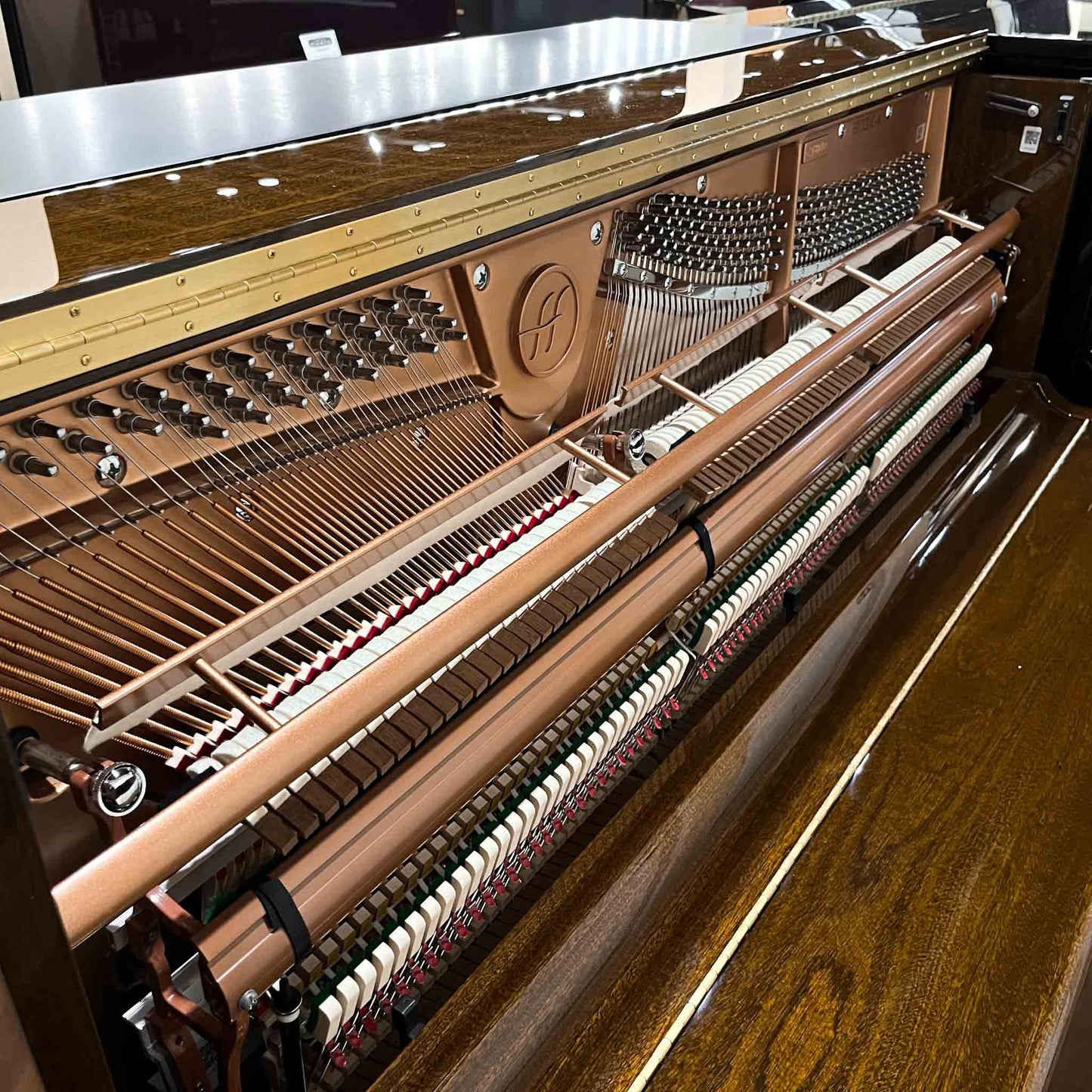 Hailun 121 48" Polished Walnut Upright Piano