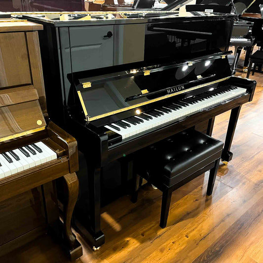 Hailun 121 48" Polished Black Upright Piano