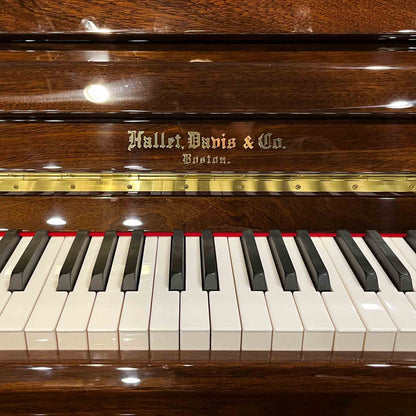 Hallet Davis 121 48" Polished Dark Walnut Upright Piano