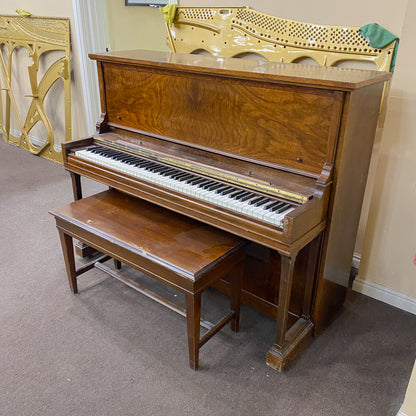 CURRENT SHOP WORK - 1934 Cable Nelson Wood Finish Commissioned Upright Piano