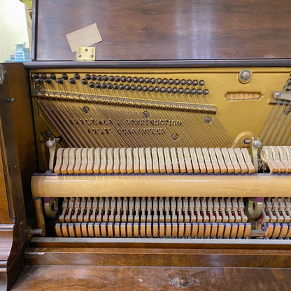 CURRENT SHOP WORK - 1934 Cable Nelson Wood Finish Commissioned Upright Piano