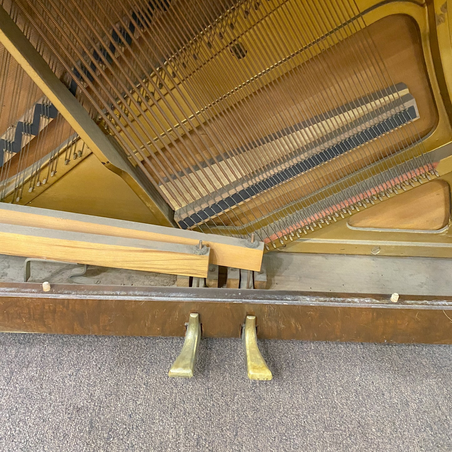 CURRENT SHOP WORK - 1934 Cable Nelson Wood Finish Commissioned Upright Piano