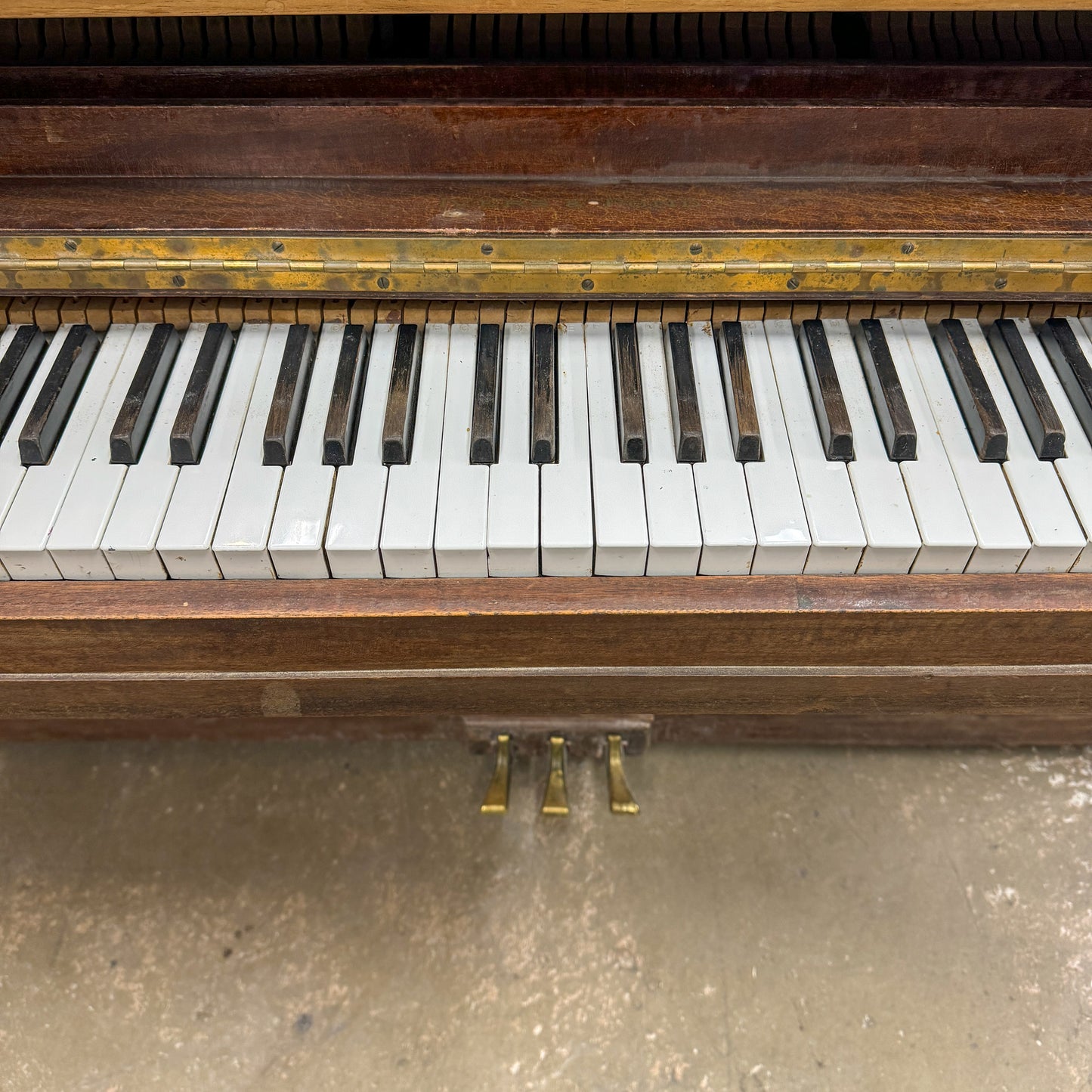 SOLD Ivers & Pond Refinished Color Commissioned Spinet Piano