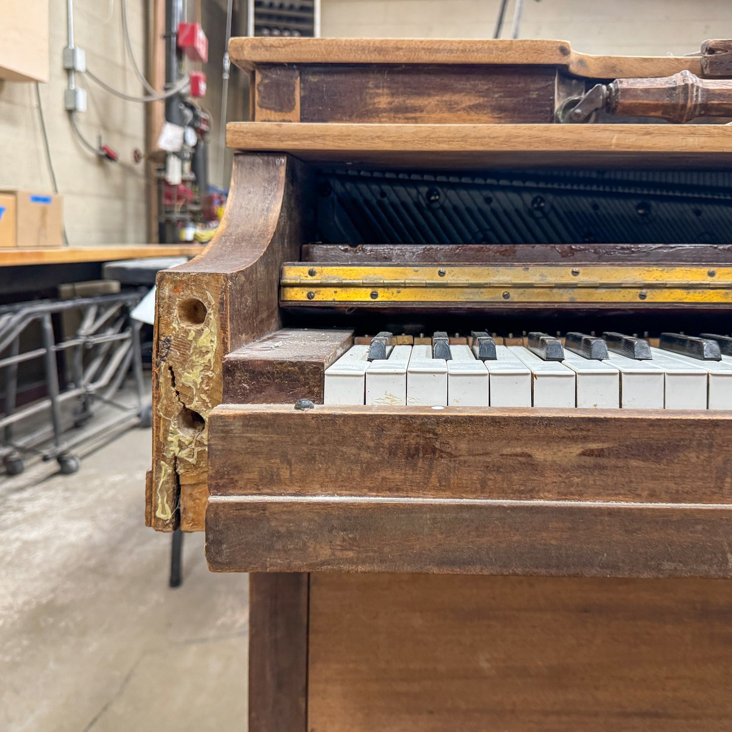 SOLD Ivers & Pond Refinished Color Commissioned Spinet Piano