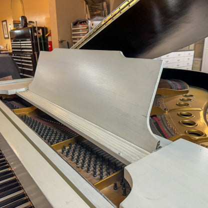 CURRENT SHOP WORK - 1929 Kurtzmann White Finish Commissioned Grand Piano with Self-Playing QRS System