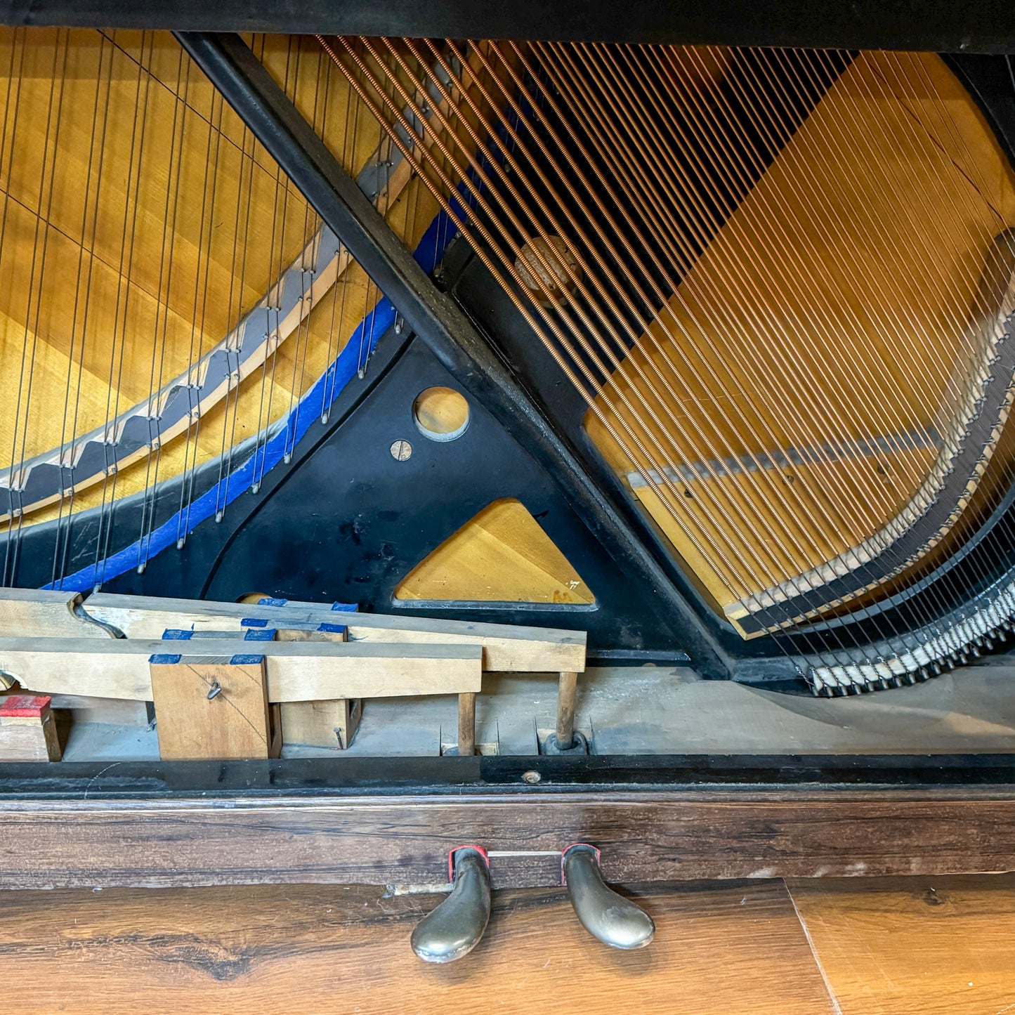 SOLD 1880's Rosewood Commissioned Cabinet Grand Upright Piano