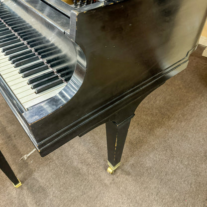 SOLD 1975 Baldwin R 5'8" Satin Black Grand Piano