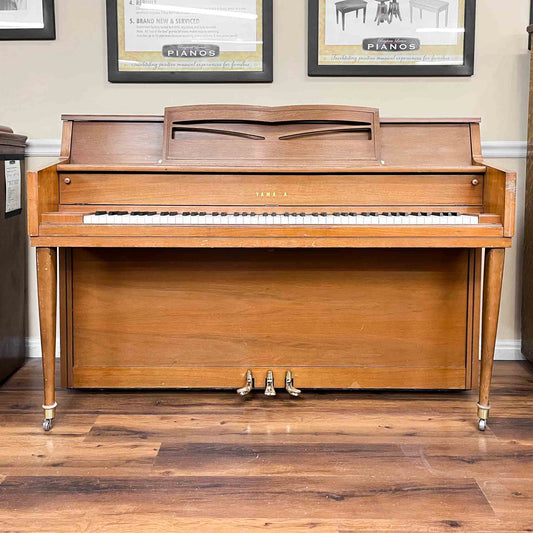 SOLD 1972 Yamaha 39" Wood Finish Commissioned Spinet Piano