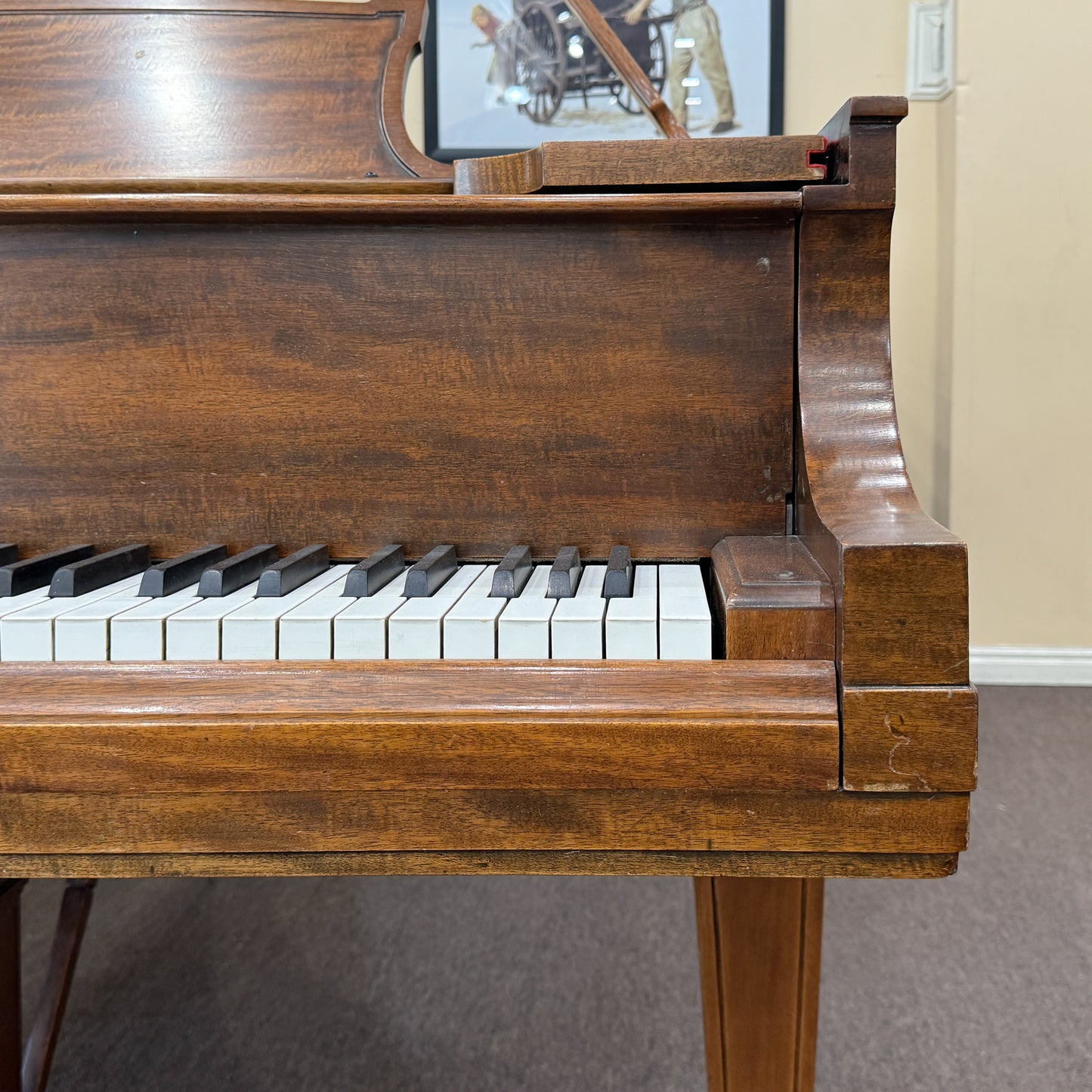 CURRENT SHOP WORK - 1923 Steinway Wood Finish Commissioned Grand Piano