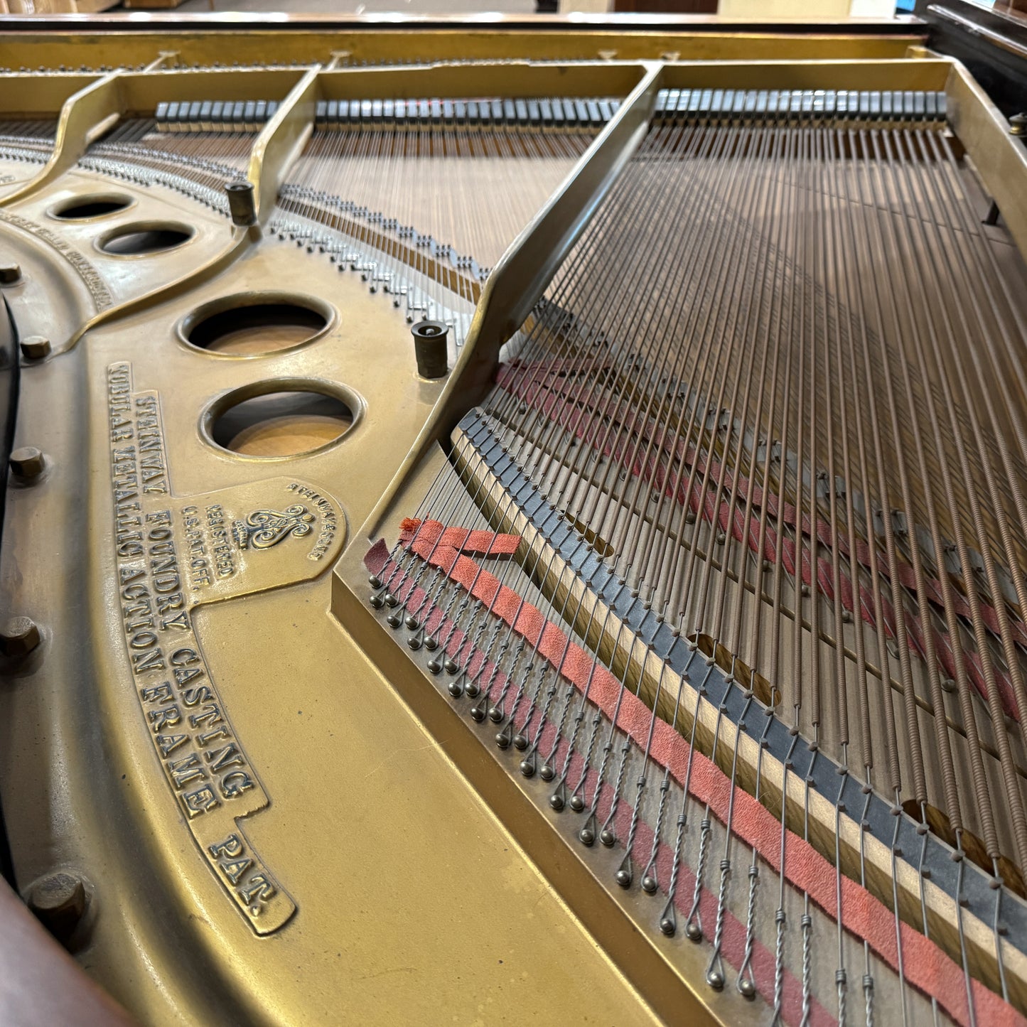 CURRENT SHOP WORK - 1923 Steinway Wood Finish Commissioned Grand Piano