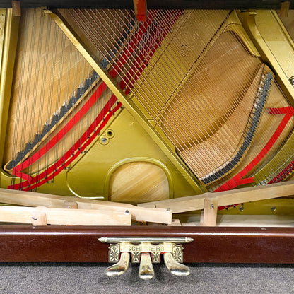 SOLD 1890 Schubert Mahogany Finish Commissioned Upright Piano