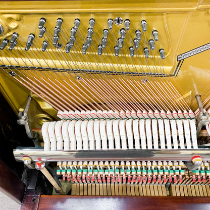 SOLD 1901 Steger Commissioned Mahogany Wood Finish Upright Piano