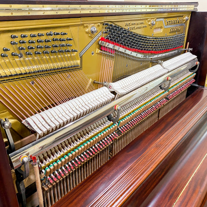 SOLD 1901 Steger Commissioned Mahogany Wood Finish Upright Piano