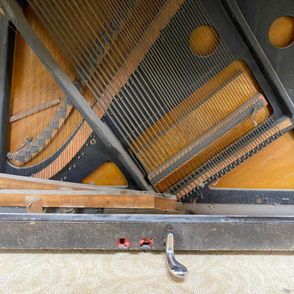 CURRENT SHOP WORK - 1911 Wellington Wood Finish Commissioned Upright Piano